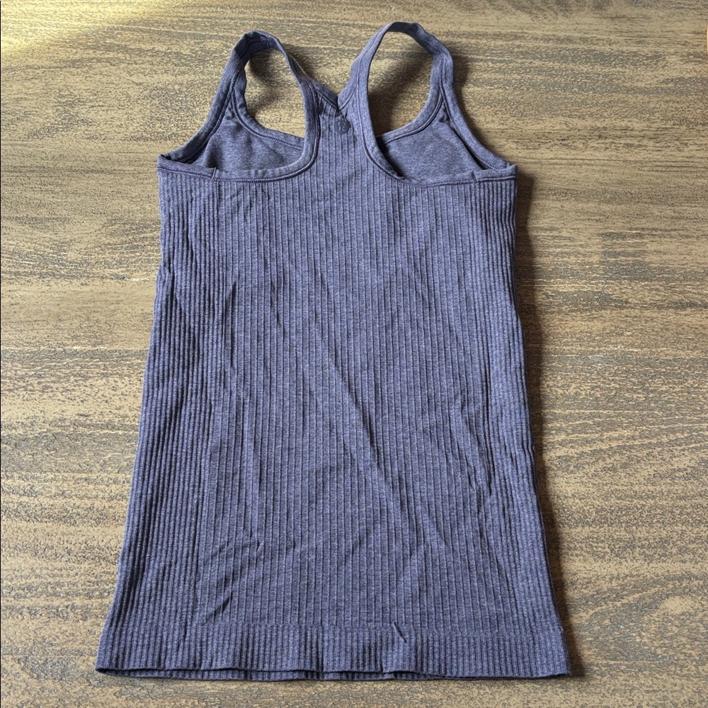 Lululemon Ribbed Racerback Tank Top in purple - Picture 2 of 4